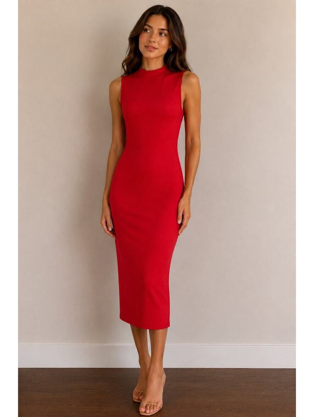 Alice + Olivia Red Bodycon Dress